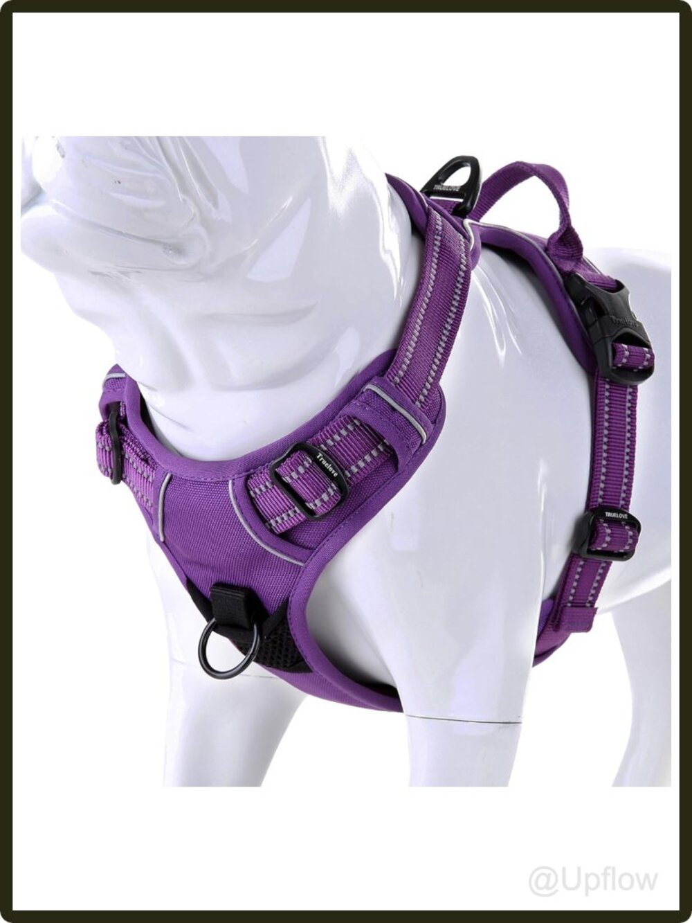 No Pull Dog Harness Adjustable Pet Vest Reflective Oxford Mesh Padded